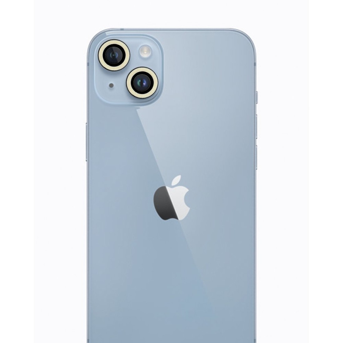  iPhone 13 Mini Neon Fosforlu Kamera Lens - Beyaz