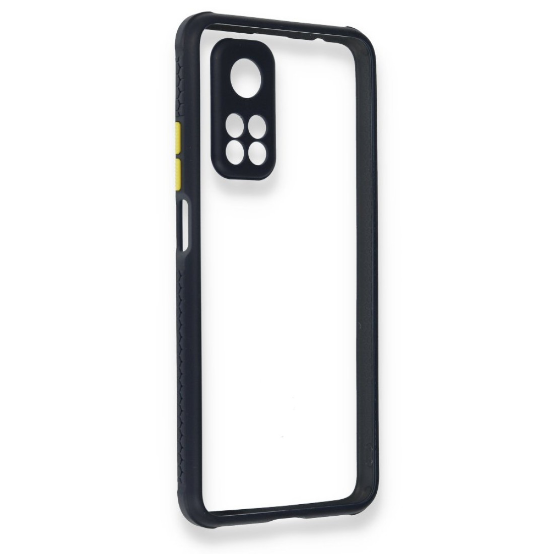  Xiaomi Mi 10T Pro Kılıf Miami Şeffaf Silikon - Lacivert