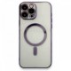 iPhone 13 Pro Max Kılıf Magneticsafe Lazer Silikon - Mor iPhone 13 Pro Max Kılıf Magneticsafe Lazer Silikon - Mor
