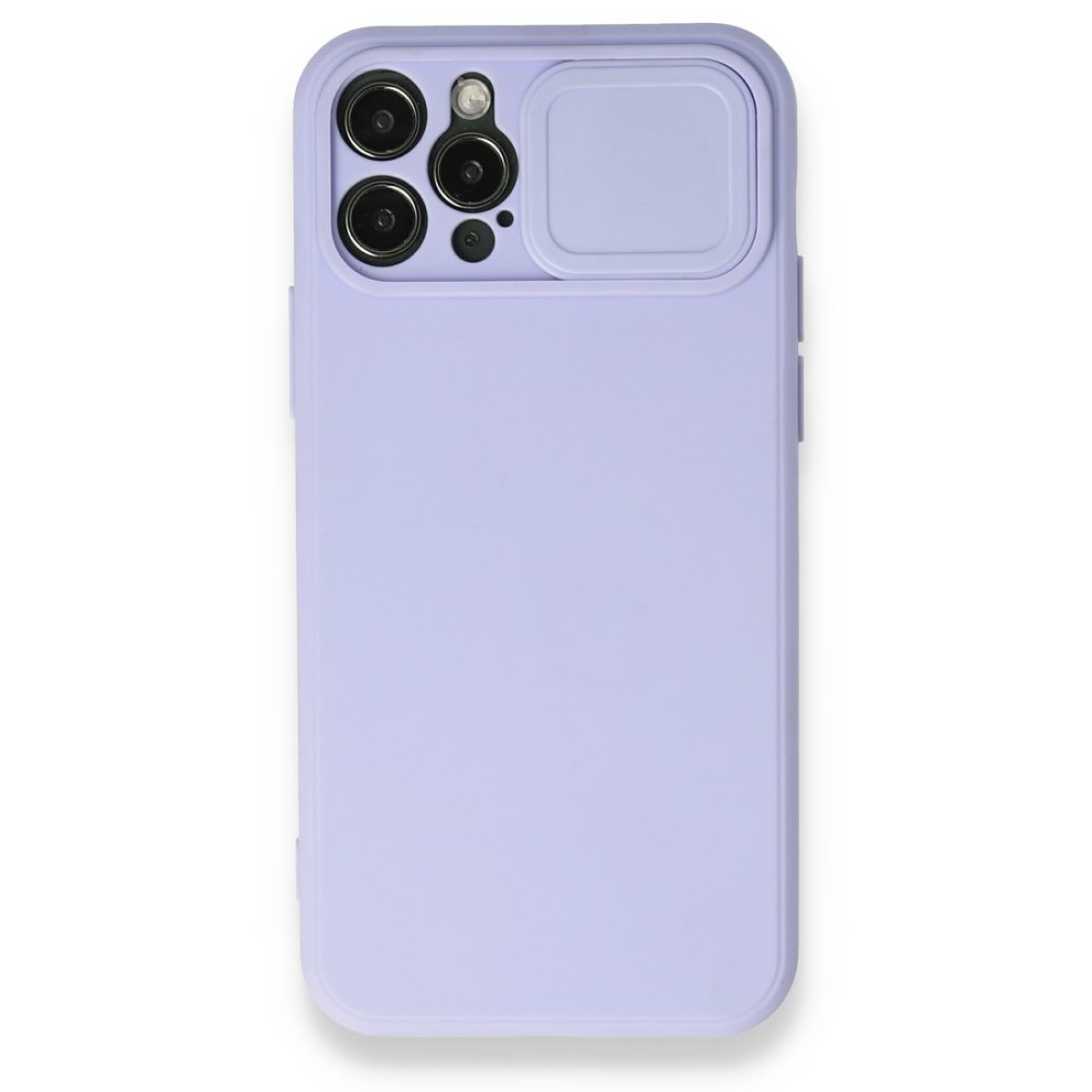  iPhone 12 Pro Kılıf Color Lens Silikon - Mor