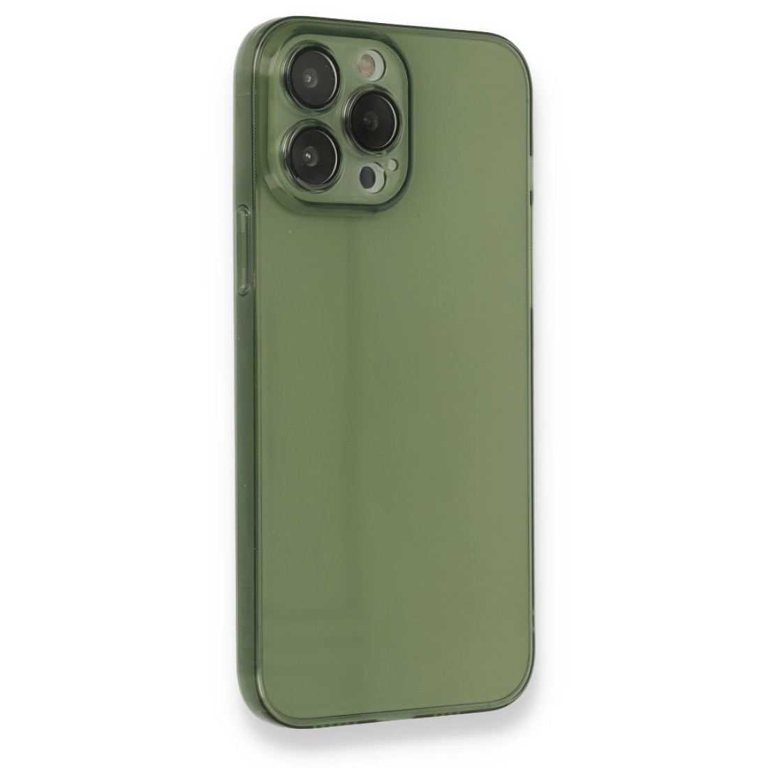 iPhone 13 Pro Max Kılıf Fly Lens Silikon - Yeşil iPhone 13 Pro Max Kılıf Fly Lens Silikon - Yeşil