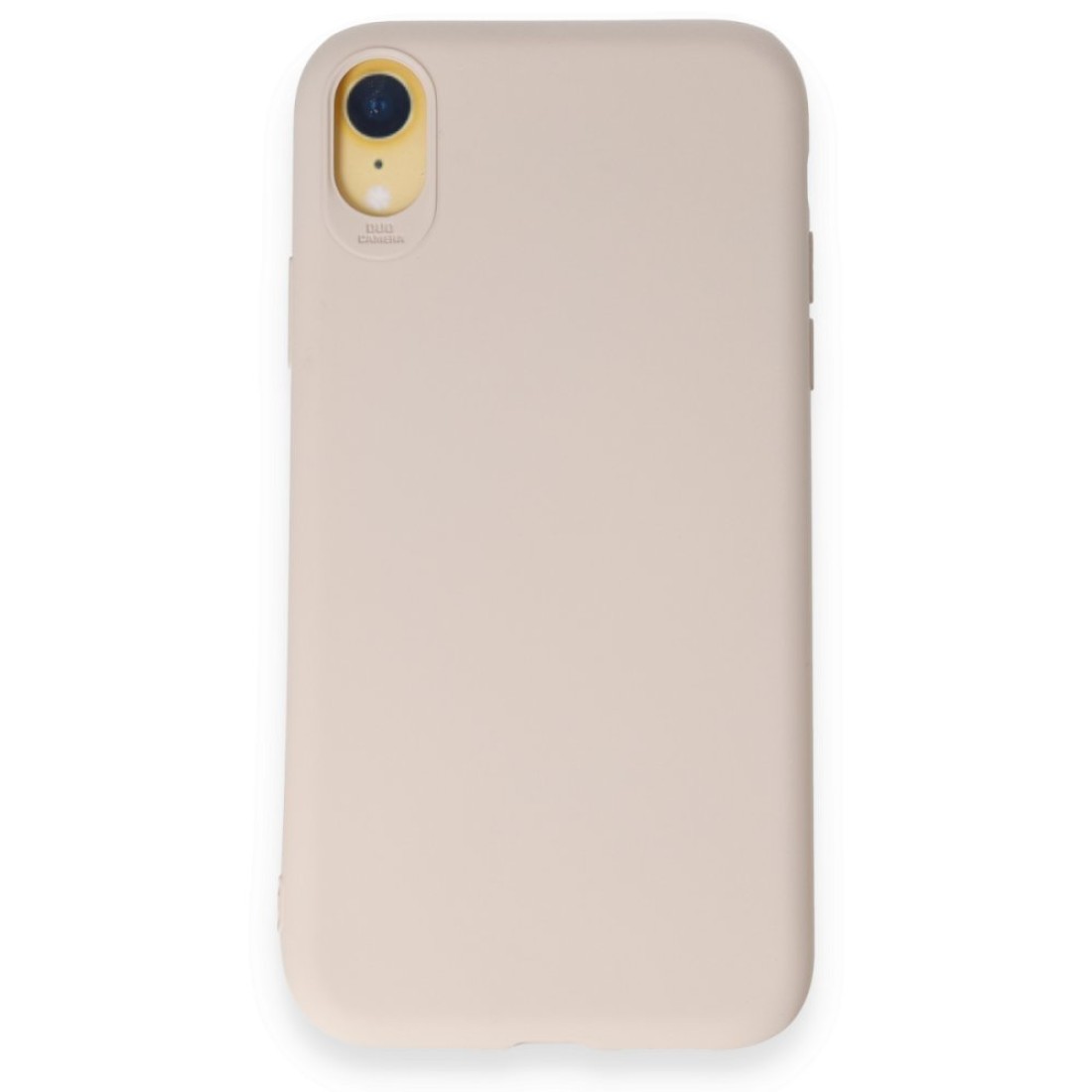  iPhone XR Kılıf First Silikon - Krem