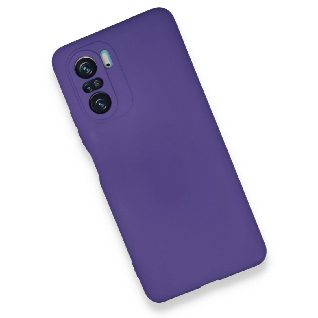  Xiaomi Redmi K40 Kılıf Nano içi Kadife Silikon - Mor