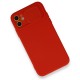 iPhone 12 Mini Kılıf Color Lens Silikon - Kırmızı iPhone 12 Mini Kılıf Color Lens Silikon - Kırmızı
