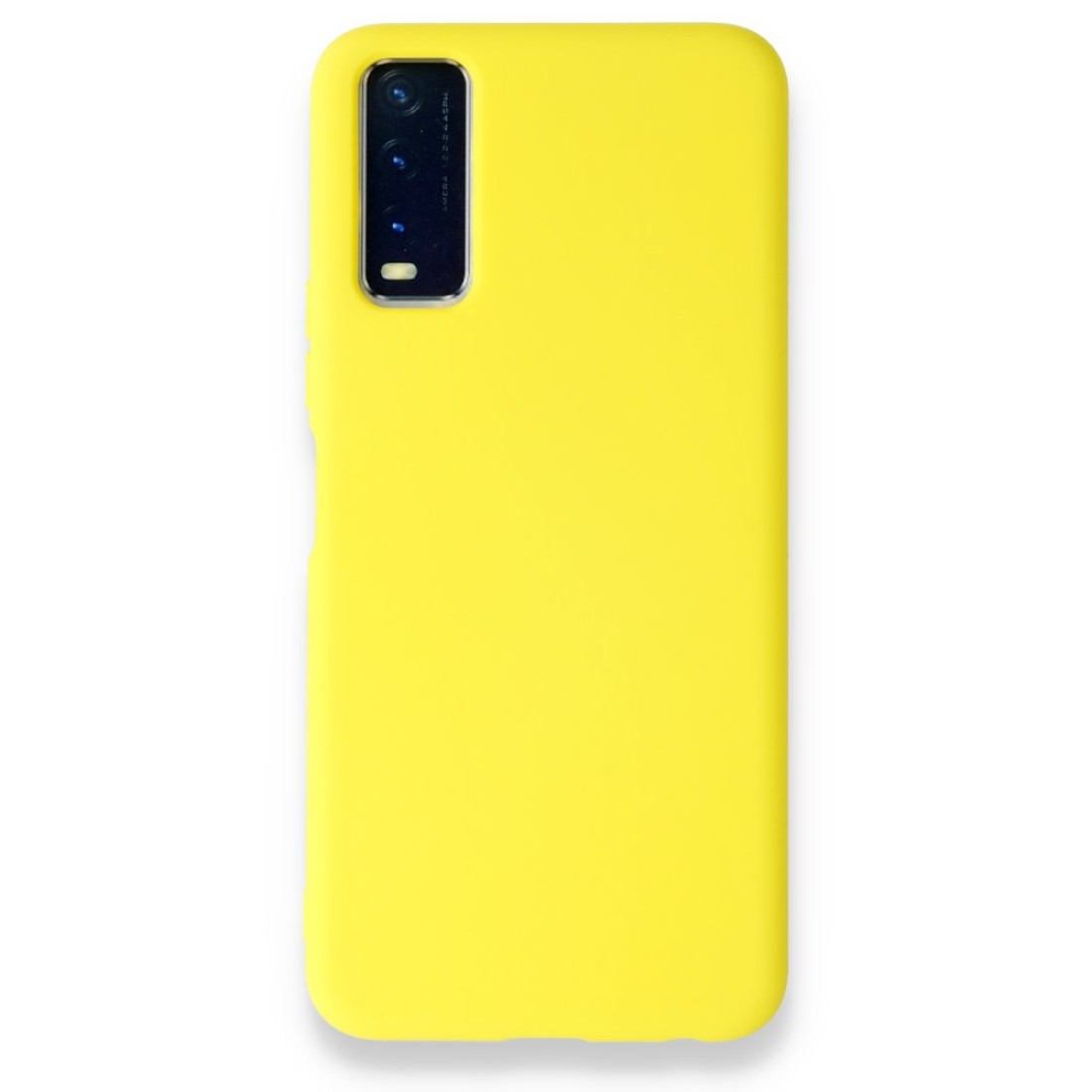  Vivo Y11S Kılıf Nano içi Kadife Silikon - Sarı
