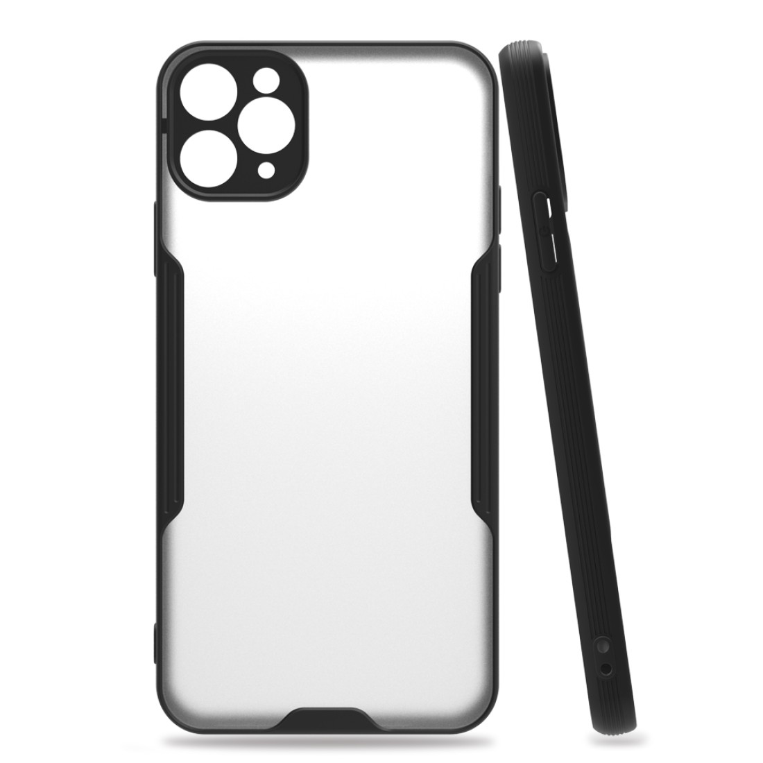  iPhone 11 Pro Kılıf Platin Silikon - Siyah