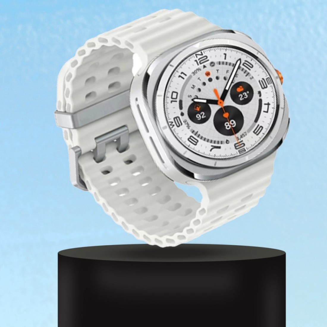  Watch 7 Ultra KR417 Rug Silikon Kordon - Turuncu