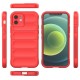  iPhone 12 Kılıf Optimum Silikon - Kırmızı
