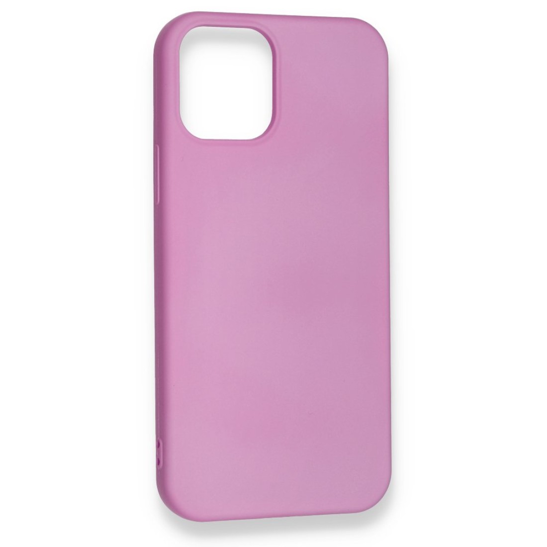  iPhone 12 Kılıf Nano içi Kadife Silikon - Pembe
