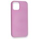  iPhone 12 Kılıf Nano içi Kadife Silikon - Pembe