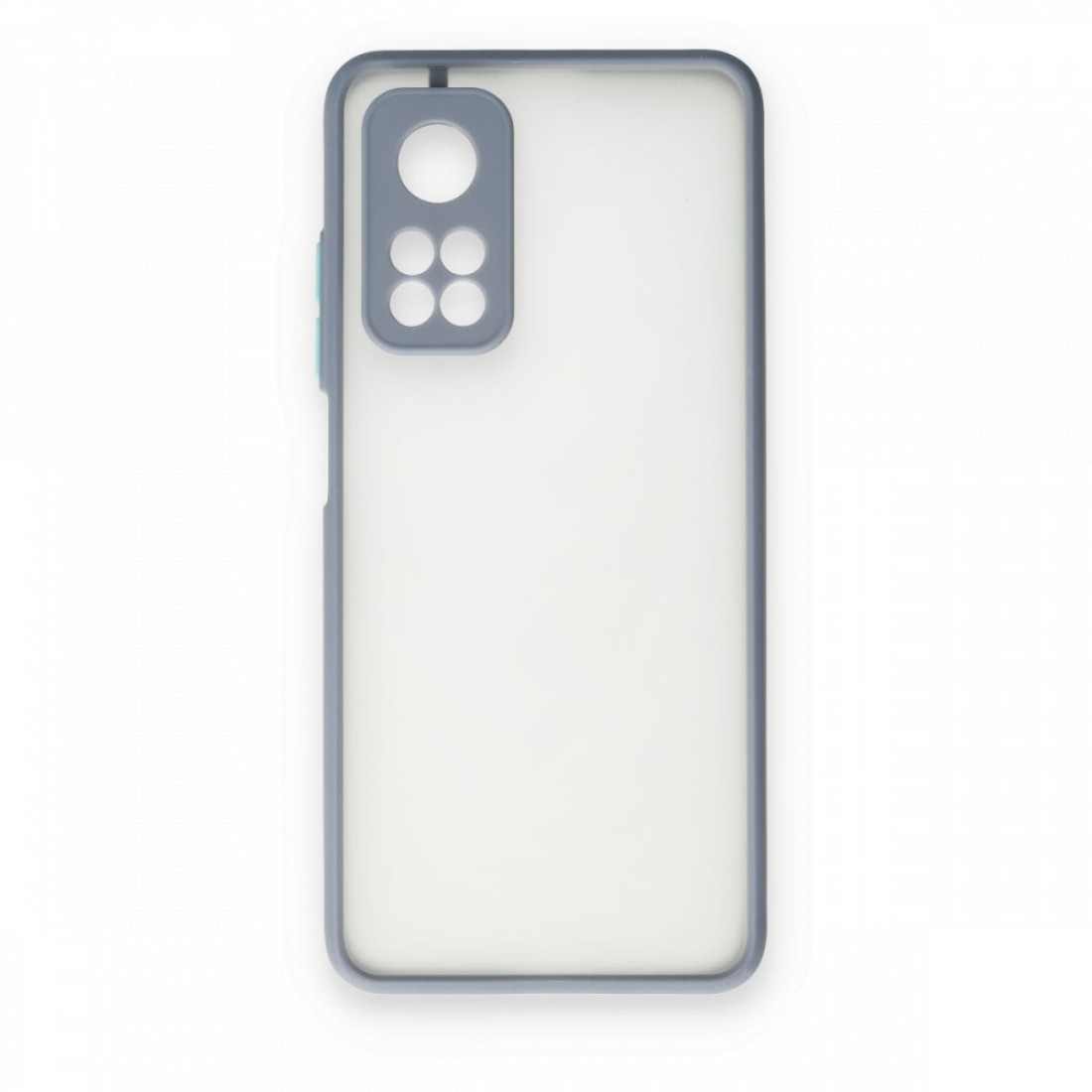  Xiaomi Mi 10T Pro Kılıf Montreal Silikon Kapak - Gri