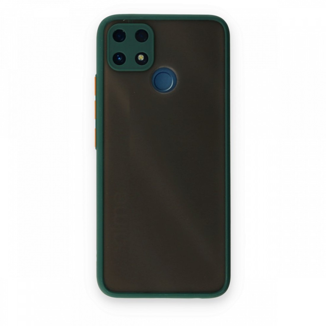  Realme C25 Kılıf Montreal Silikon Kapak - Yeşil