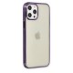  iPhone 12 Pro Kılıf Element Silikon - Mor
