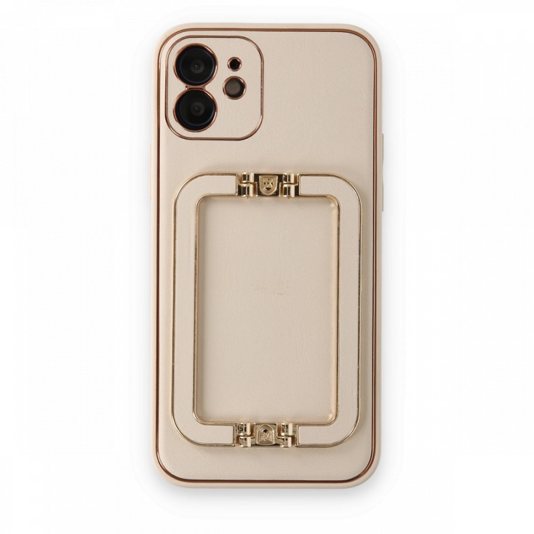  iPhone 12 Kılıf Coco Elit Kapak - Gold