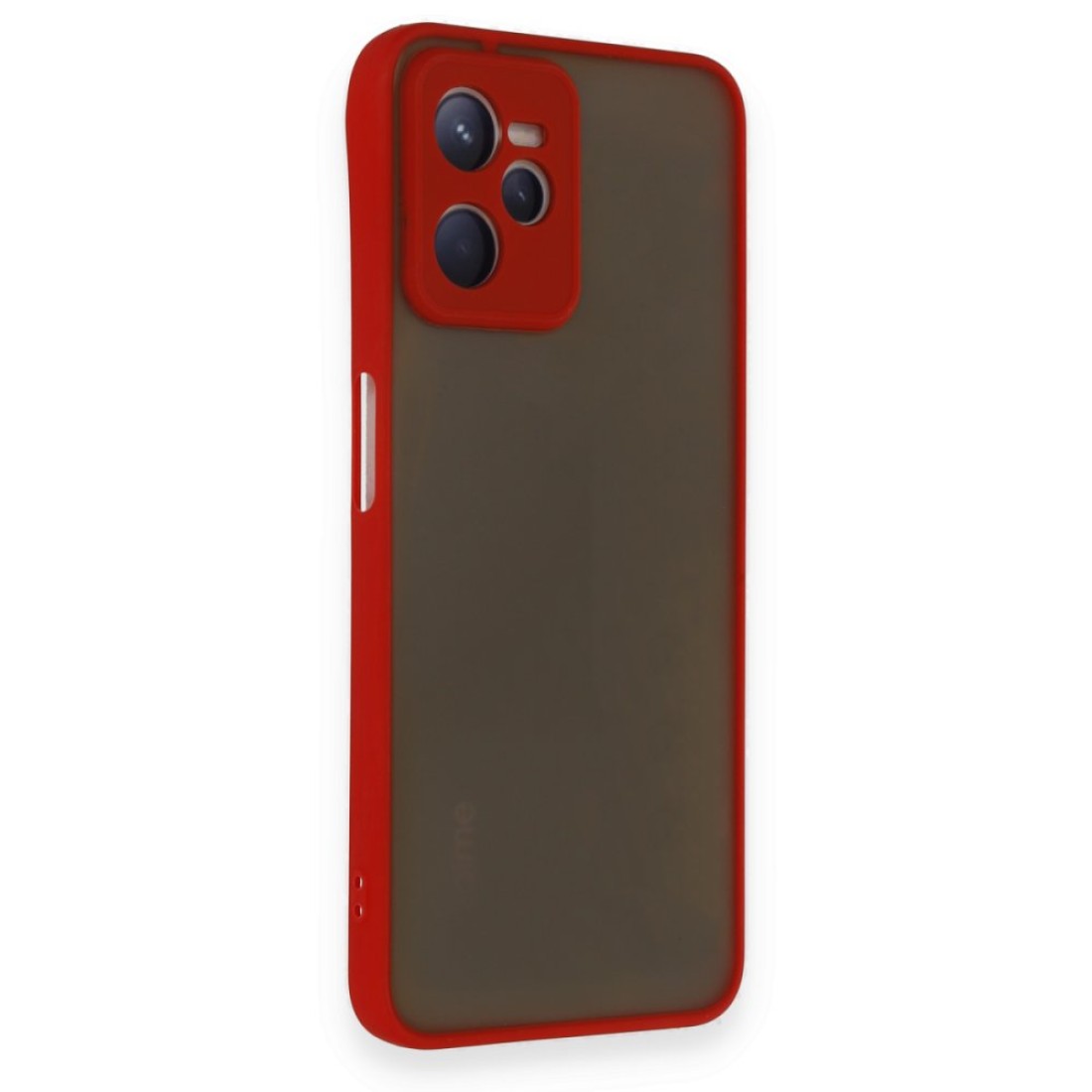  Realme C35 Kılıf Montreal Silikon Kapak - Kırmızı