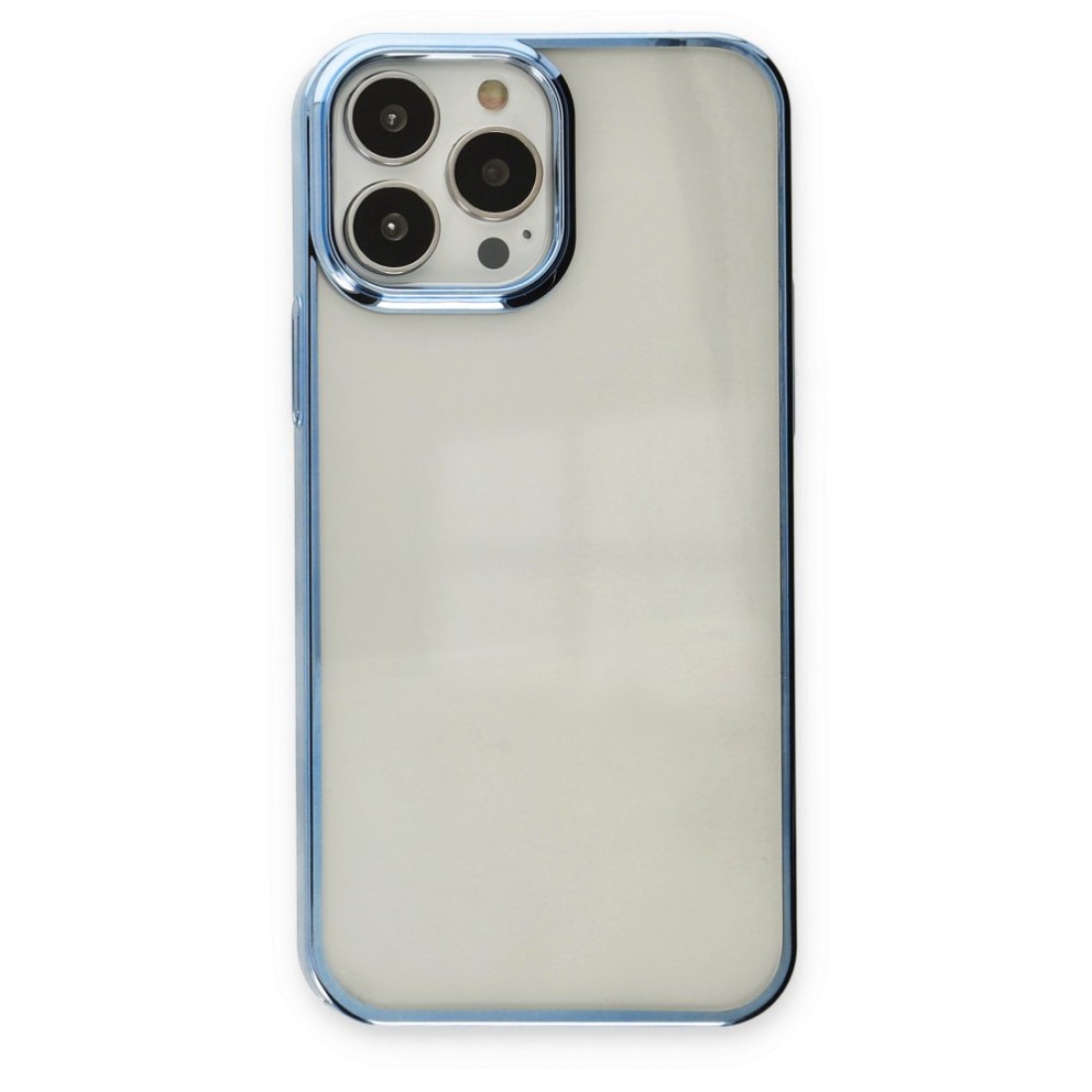  iPhone 14 Pro Max Kılıf Element Silikon - Sky Blue
