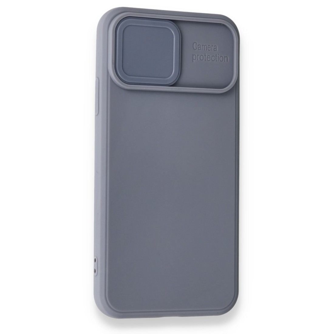 iPhone XS Kılıf Color Lens Silikon - Gri iPhone XS Kılıf Color Lens Silikon - Gri