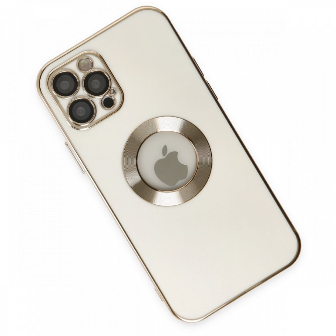  iPhone 12 Pro Kılıf Store Silikon - Beyaz