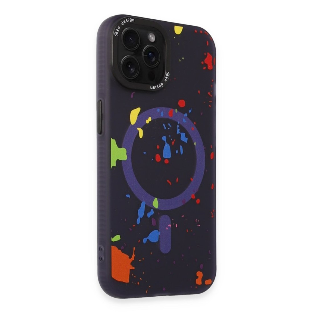 Joko iPhone 14 Pro Colorful Magsafe Kapak - Derin Mor