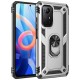  Xiaomi Redmi Note 12S Kılıf Sofya Yüzüklü Silikon Kapak - Gümüş
