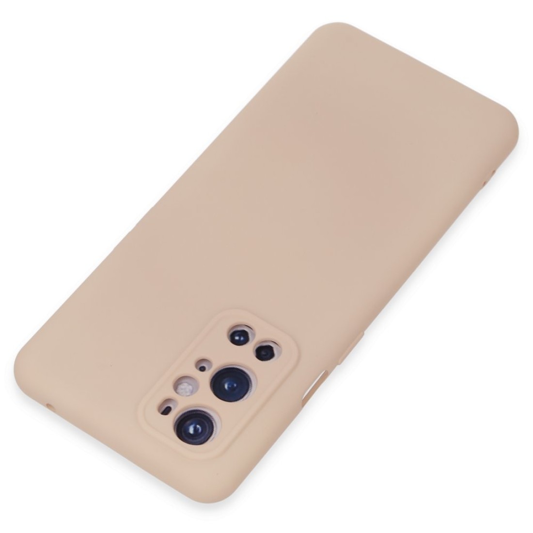  One Plus 9 Pro Kılıf Nano içi Kadife Silikon - Pudra