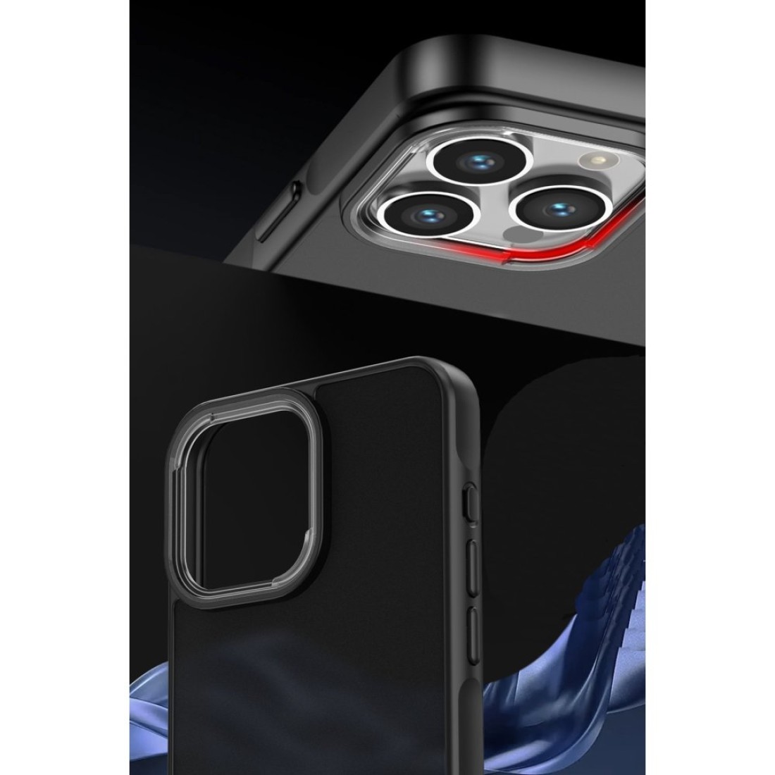  Xiaomi Redmi 9C Kılıf Elegant Kapak - Siyah