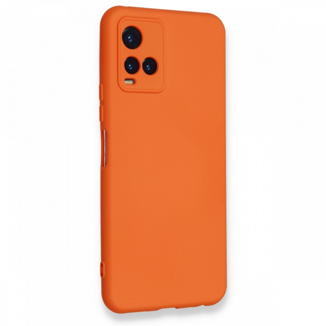 Vivo Y21S Kılıf Nano içi Kadife Silikon - Turuncu Vivo Y21S Kılıf Nano içi Kadife Silikon - Turuncu