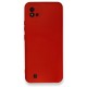 Realme C11 2021 Kılıf Nano içi Kadife Silikon - Kırmızı Realme C11 2021 Kılıf Nano içi Kadife Silikon - Kırmızı