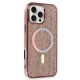  iPhone 16 Pro Max Kılıf Diamond Magsafe Kapak - Pembe