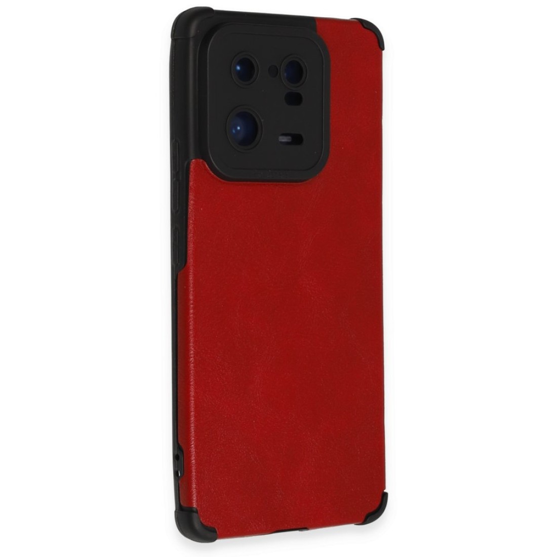 Xiaomi Mi 13 Pro Kılıf Loop Deri Silikon - Kırmızı Xiaomi Mi 13 Pro Kılıf Loop Deri Silikon - Kırmızı