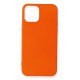  iPhone 12 Mini Kılıf First Silikon - Turuncu