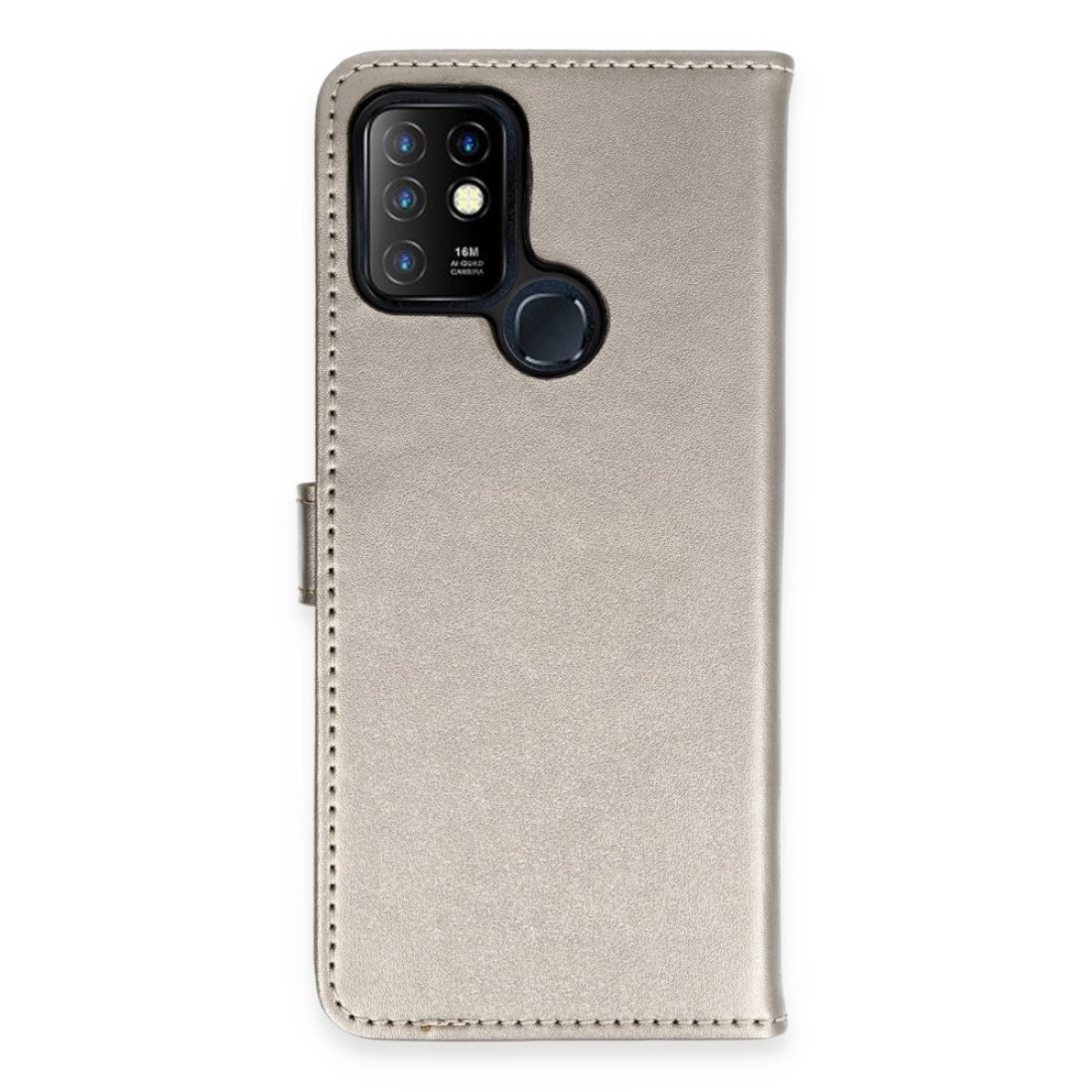  İnfinix Hot 10 Kılıf Trend S Plus Kapaklı Kılıf - Titan Gri