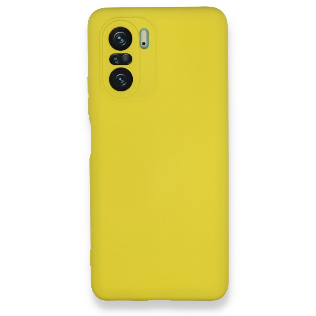  Xiaomi Redmi K40 Kılıf Nano içi Kadife Silikon - Sarı
