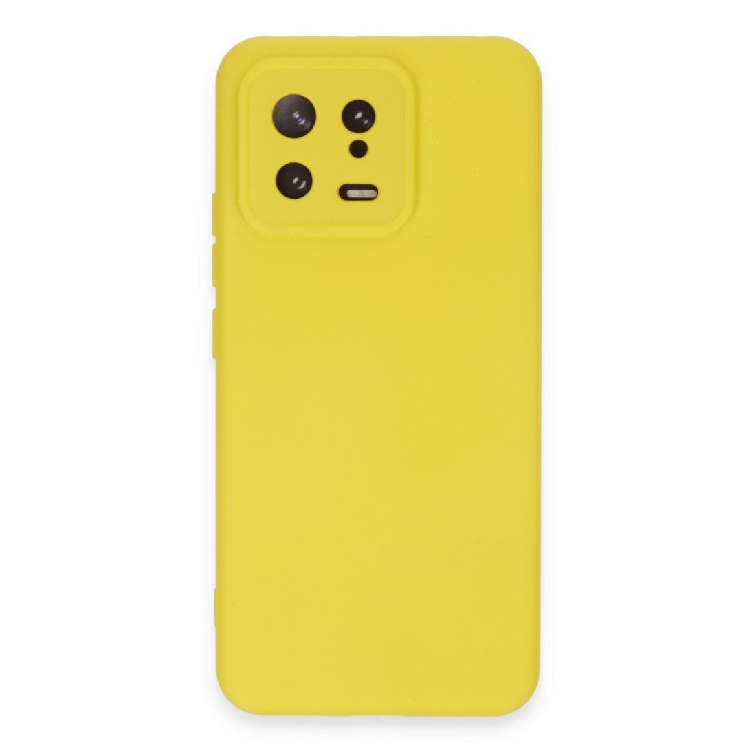  Xiaomi Mi 13 Kılıf Nano içi Kadife Silikon - Sarı