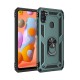  Samsung Galaxy M11 Kılıf Sofya Yüzüklü Silikon Kapak - Yeşil