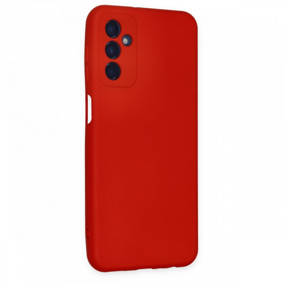  Samsung Galaxy M23 Kılıf Nano içi Kadife Silikon - Kırmızı