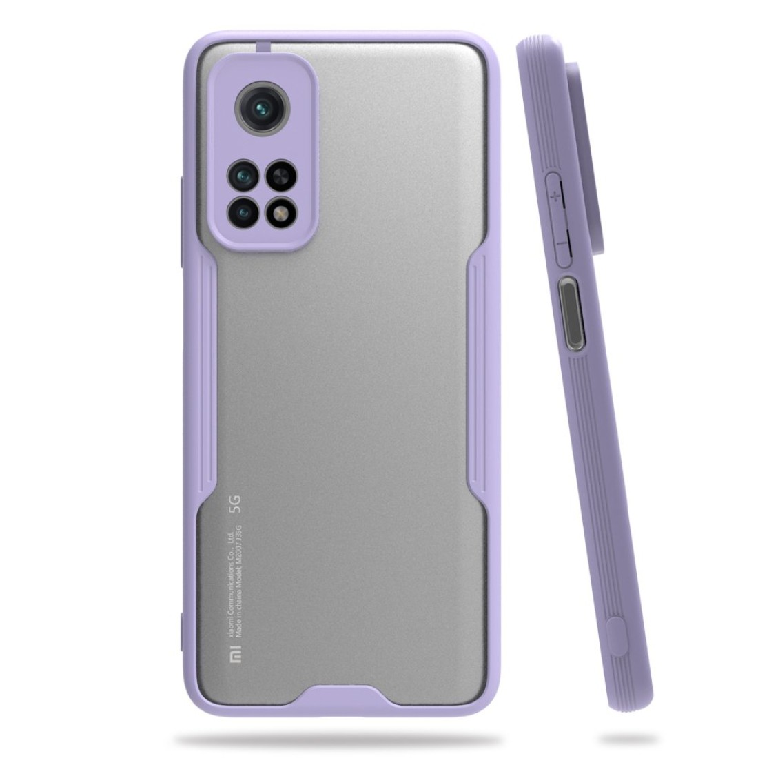  Xiaomi Mi 10T Pro Kılıf Platin Silikon - Lila