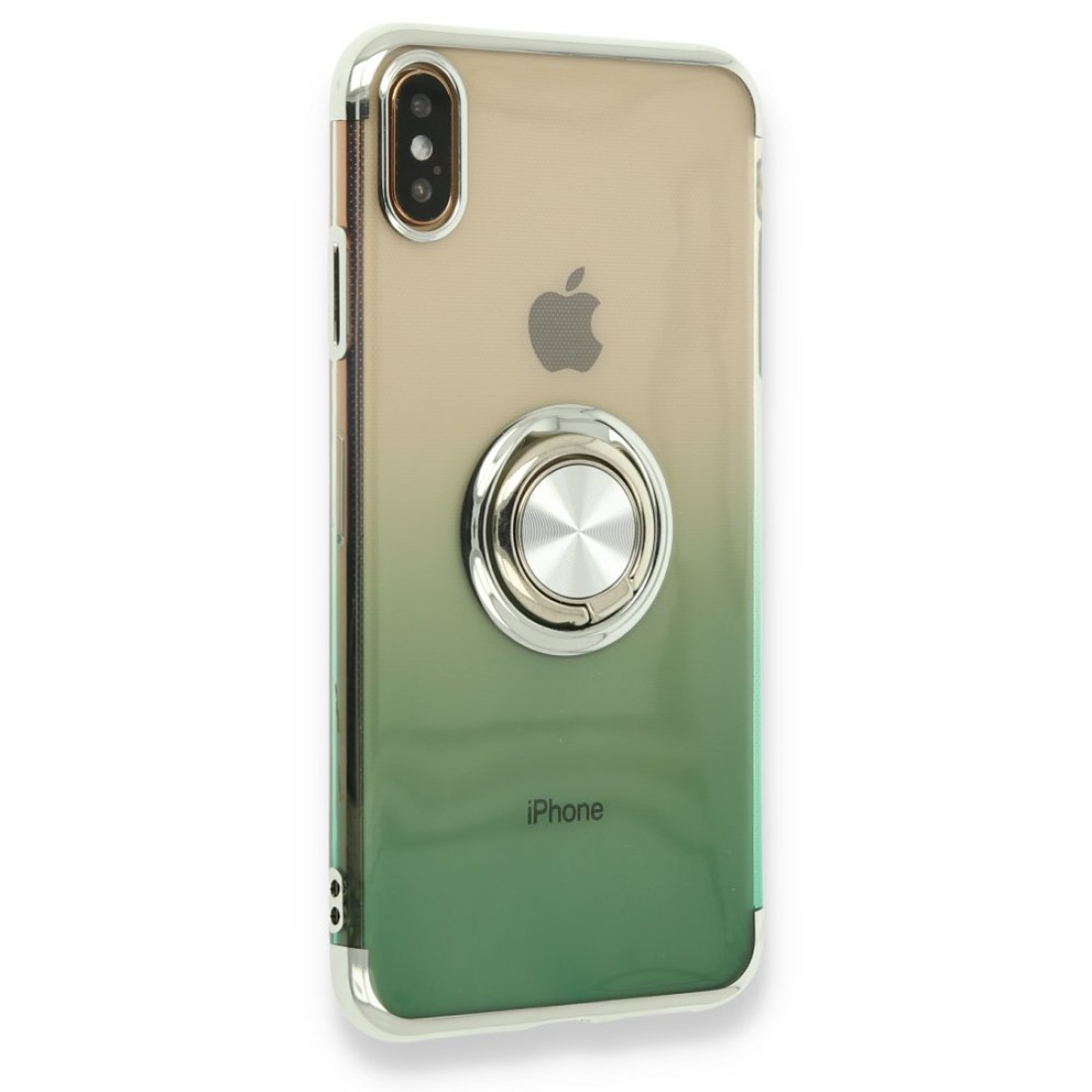 iPhone X Kılıf Marvel Yüzüklü Silikon - Yeşil