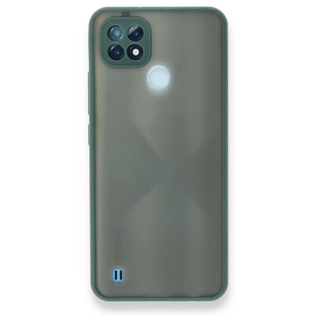  Realme C21 Kılıf Montreal Silikon Kapak - Yeşil