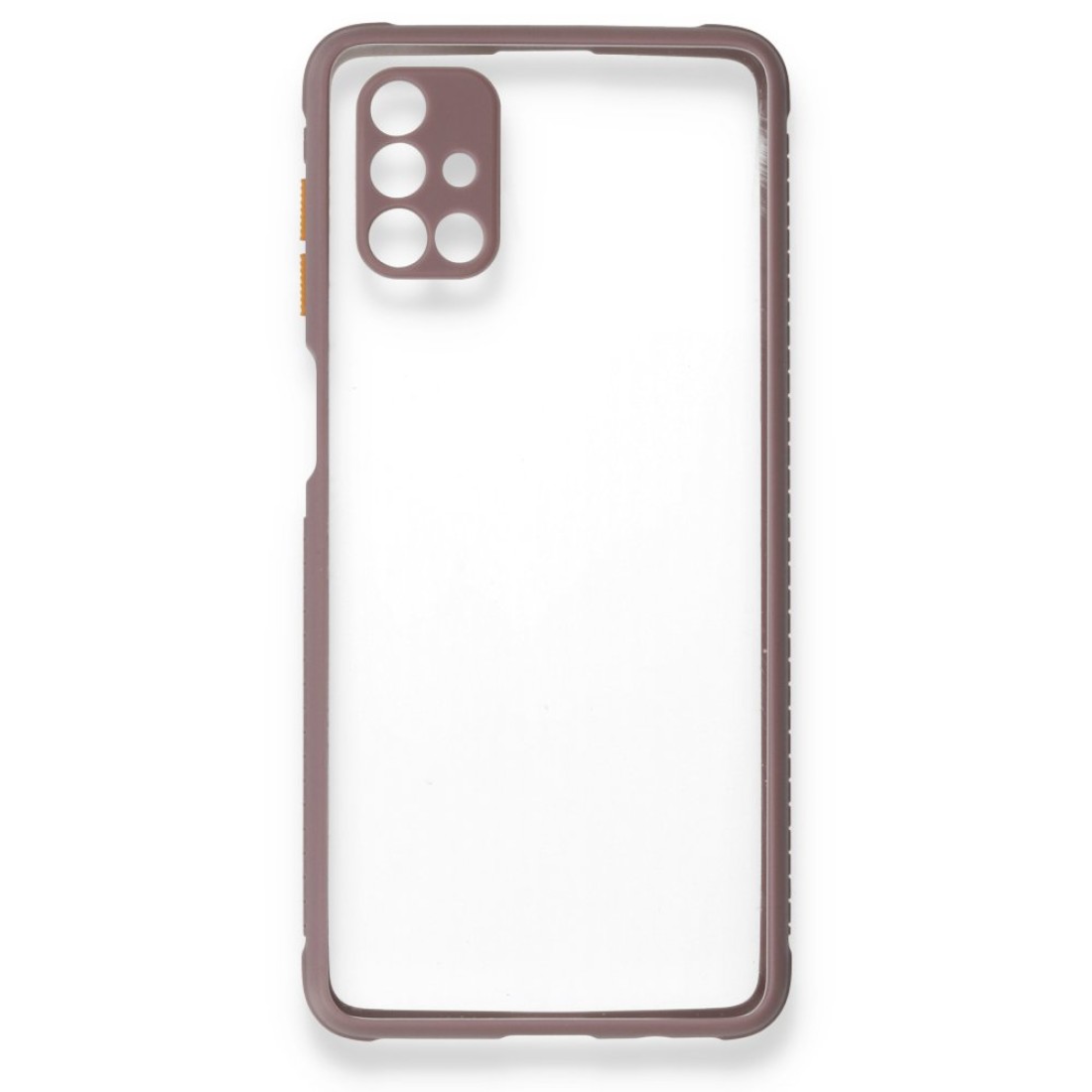 Samsung Galaxy M51 Kılıf Miami Şeffaf Silikon - Açık Mor Samsung Galaxy M51 Kılıf Miami Şeffaf Silikon - Açık Mor