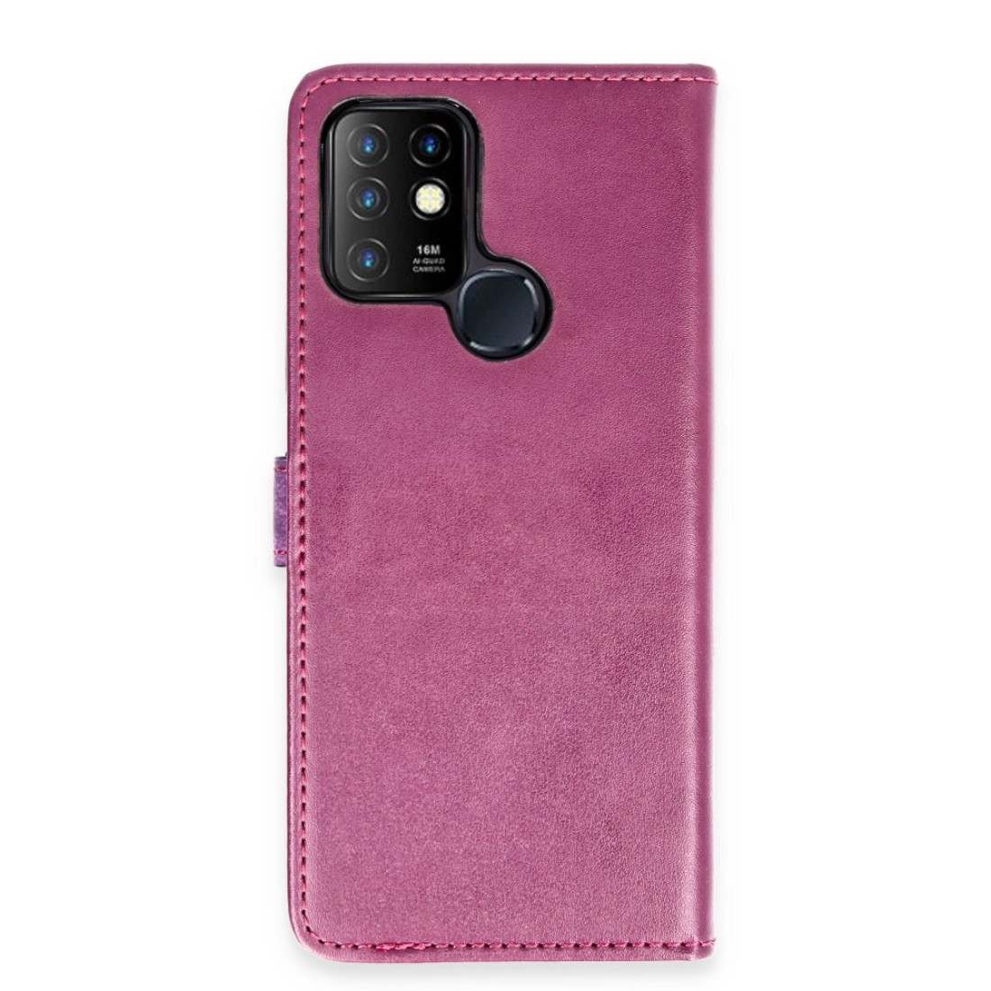  İnfinix Hot 10 Kılıf Trend S Plus Kapaklı Kılıf - Derin Mor