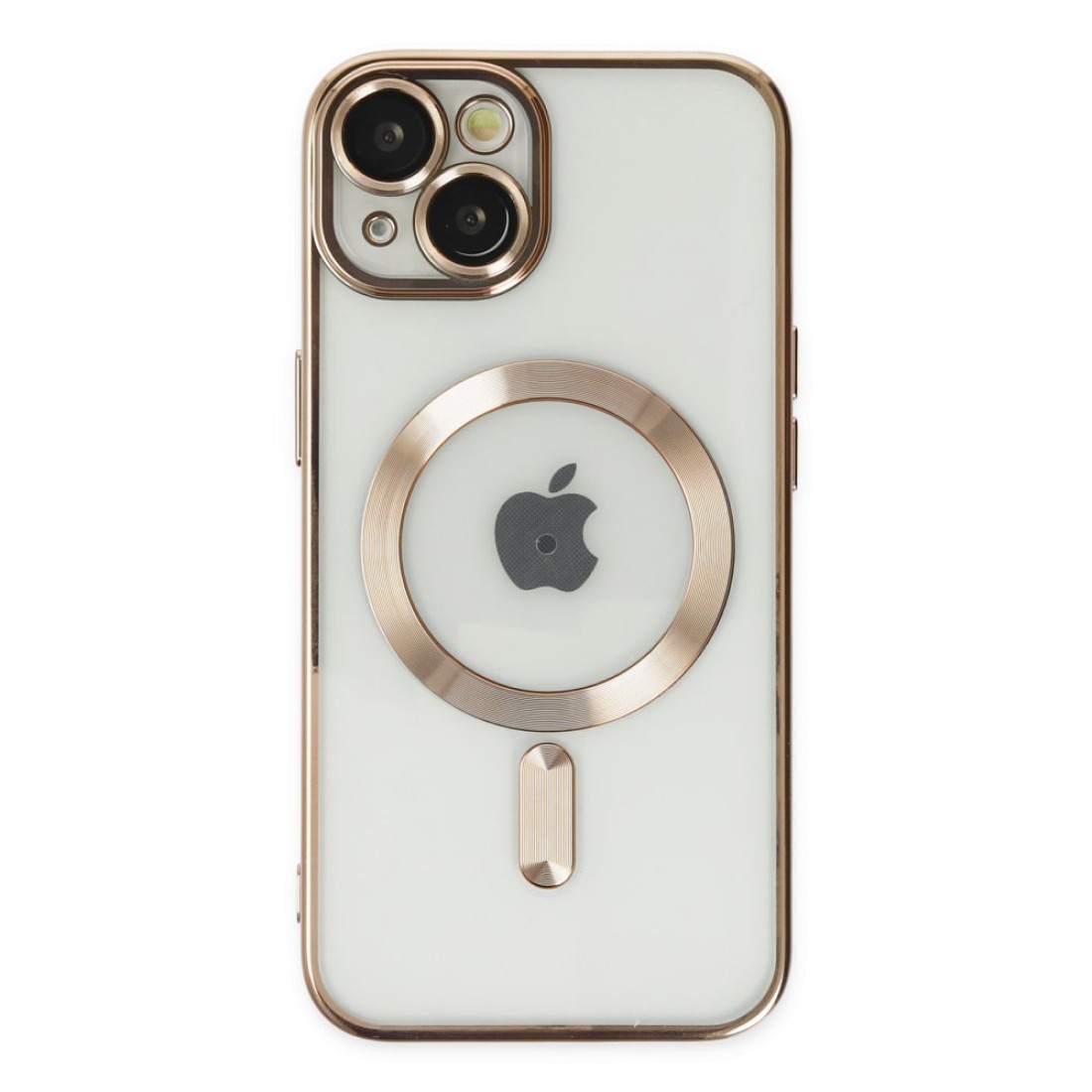  iPhone 14 Plus Kılıf Kross Magneticsafe Kapak - Gold