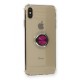 iPhone XS Max Kılıf Gros Yüzüklü Silikon - Pembe iPhone XS Max Kılıf Gros Yüzüklü Silikon - Pembe