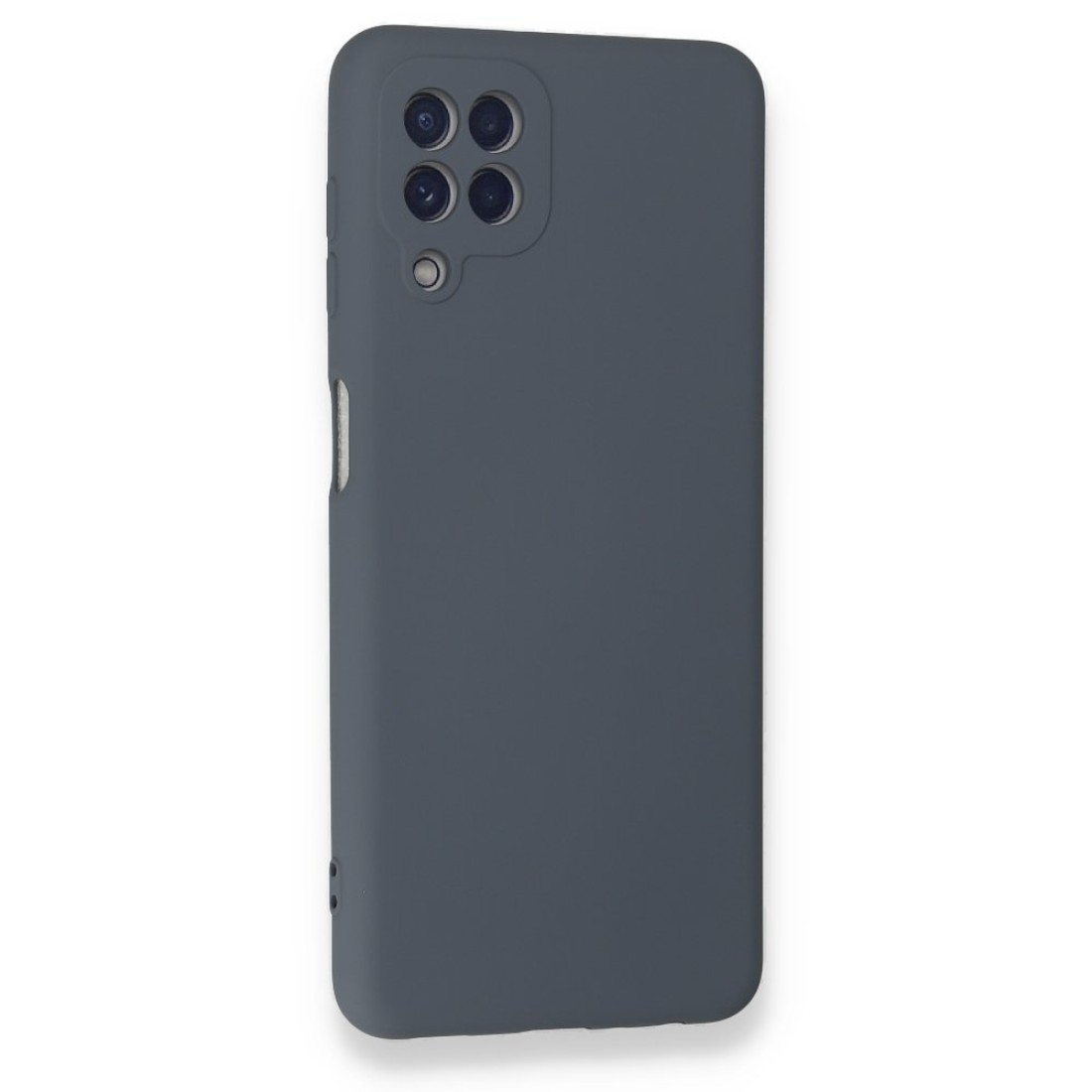  Samsung Galaxy M32 Kılıf Nano içi Kadife Silikon - Gri