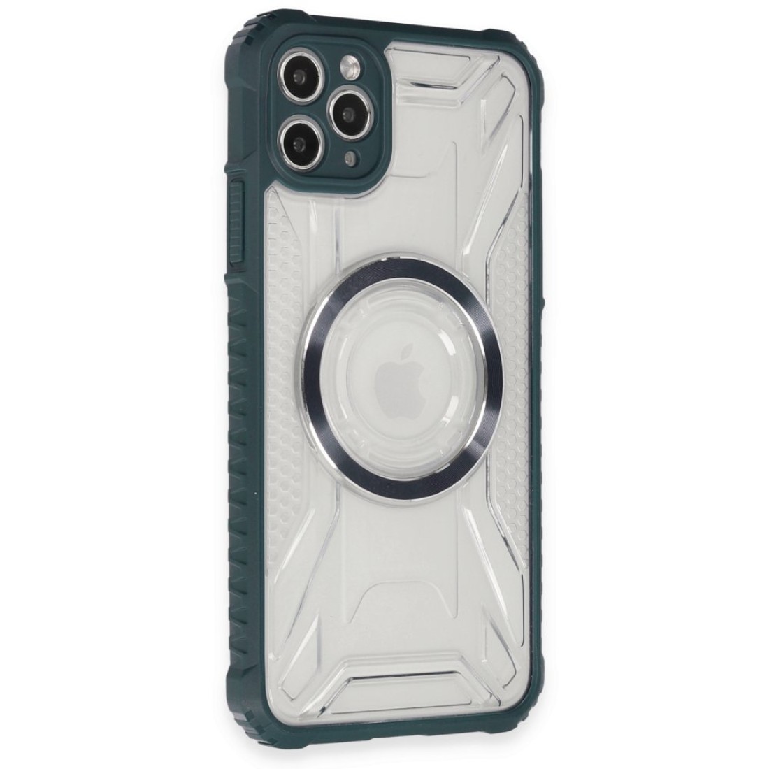  iPhone 11 Pro Kılıf Prag Magneticsafe Kapak - Koyu Yeşil