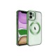  iPhone 12 Kılıf Kross Magneticsafe Kapak - Koyu Yeşil