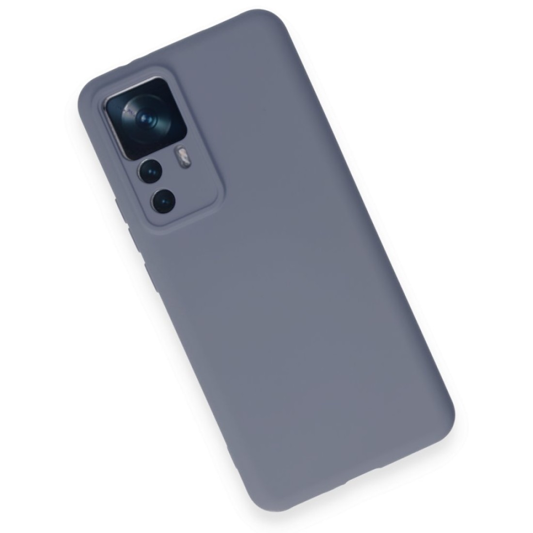  Xiaomi Mi 12T Pro Kılıf Nano içi Kadife Silikon - Gri