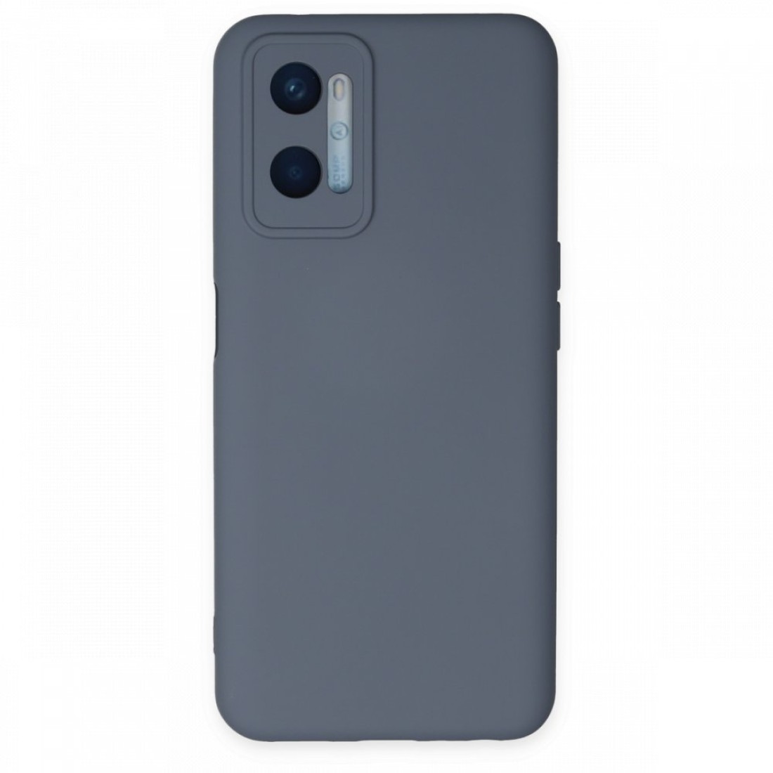  Oppo A96 Kılıf Nano içi Kadife Silikon - Gri