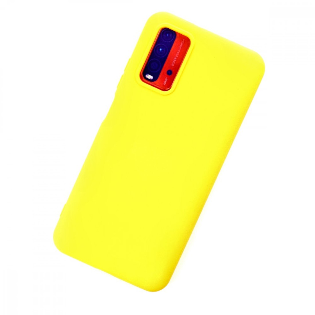  Xiaomi Redmi 9T Kılıf Nano içi Kadife Silikon - Sarı