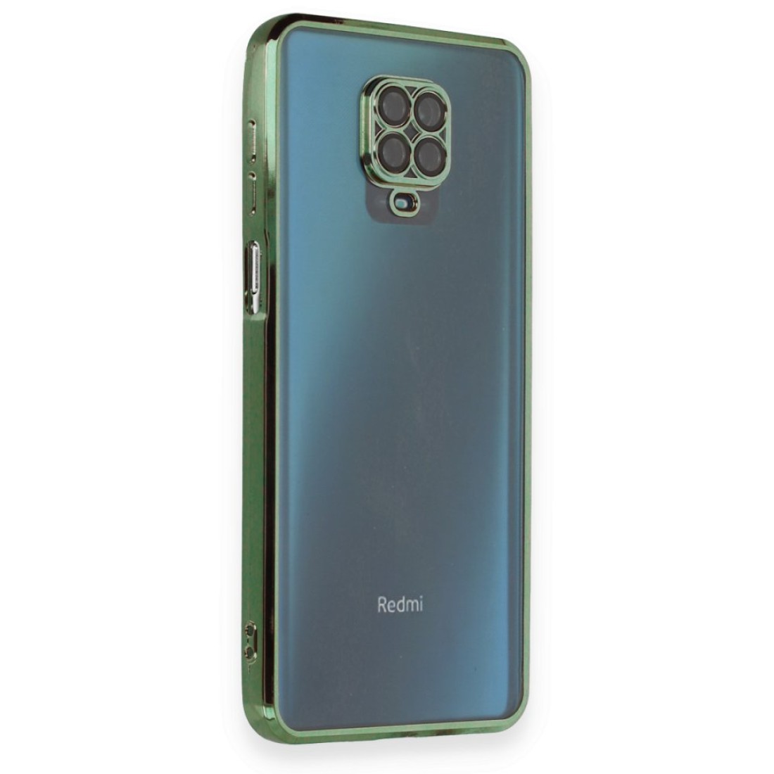  Xiaomi Redmi Note 9S Kılıf Razer Lensli Silikon - Yeşil